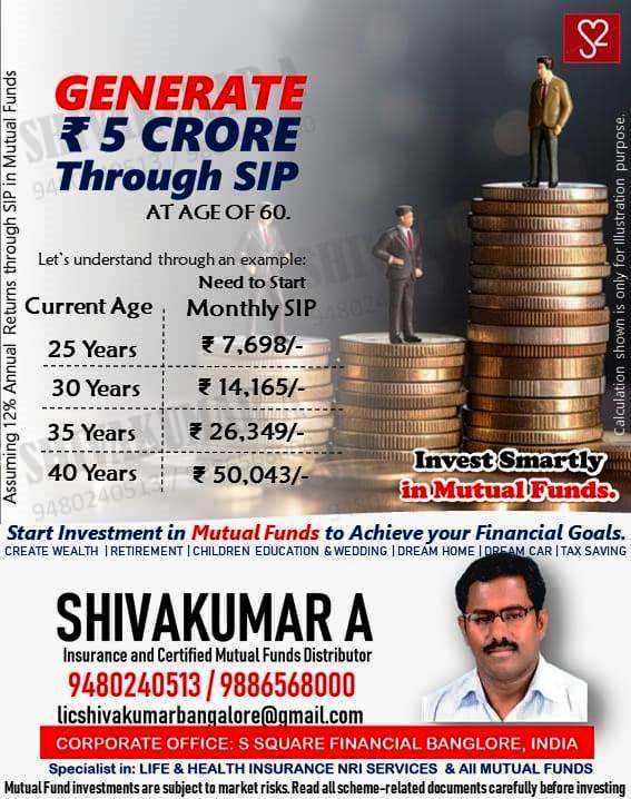 AMFI Registered Mutual Fund Distributor Shivakumar A, start mutual funds sip, start swp, start stp, mutual funds Bangalore, mutual funds mfd, mutual funds india